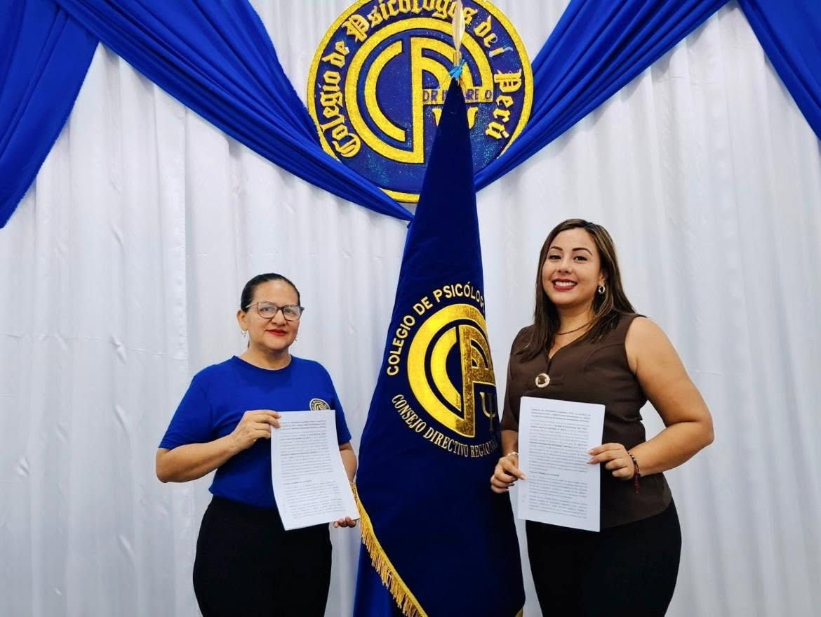 Firma de Convenio Interinstitucional con el Colegio de Psicólogos del Perú